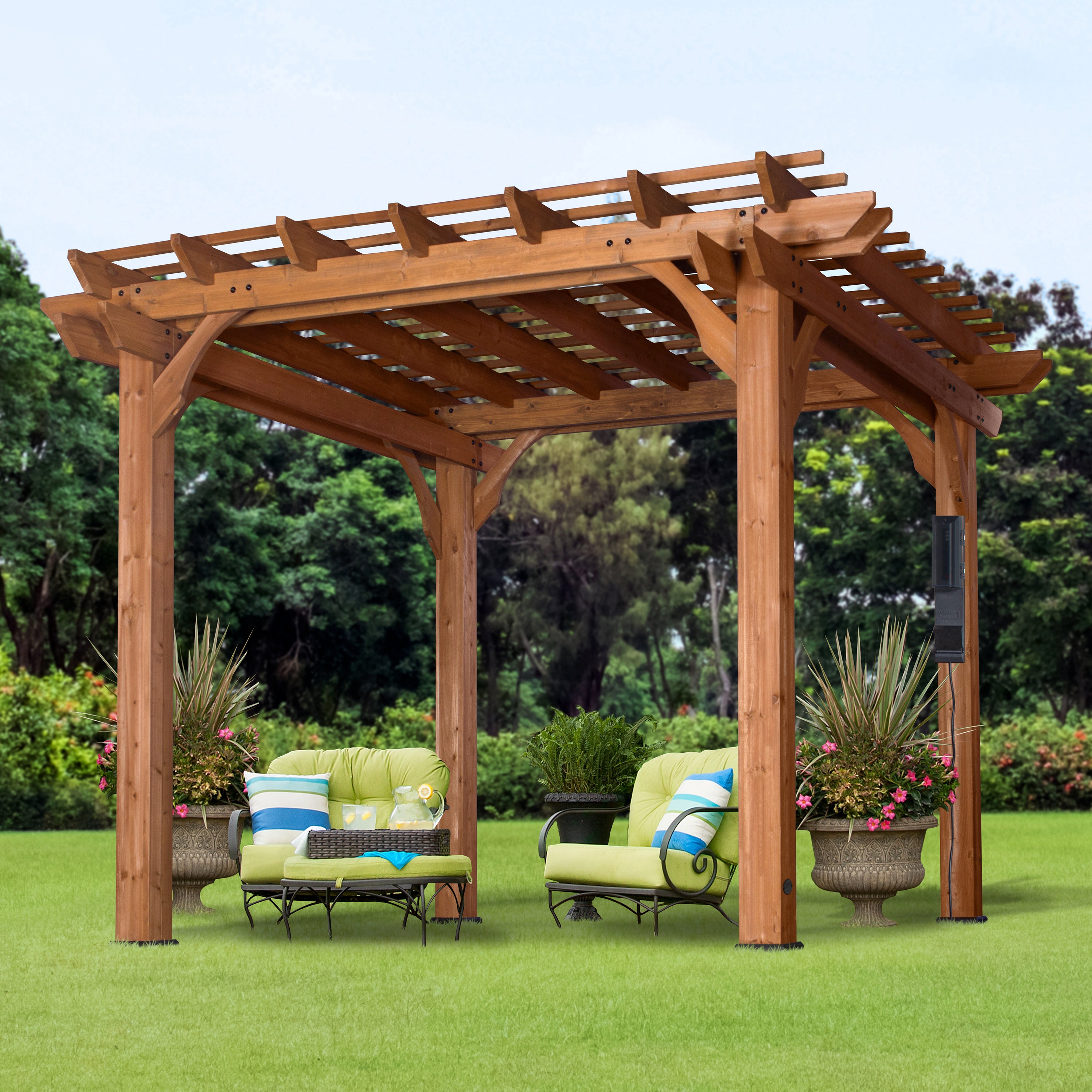 10x10 Cedar Pergola