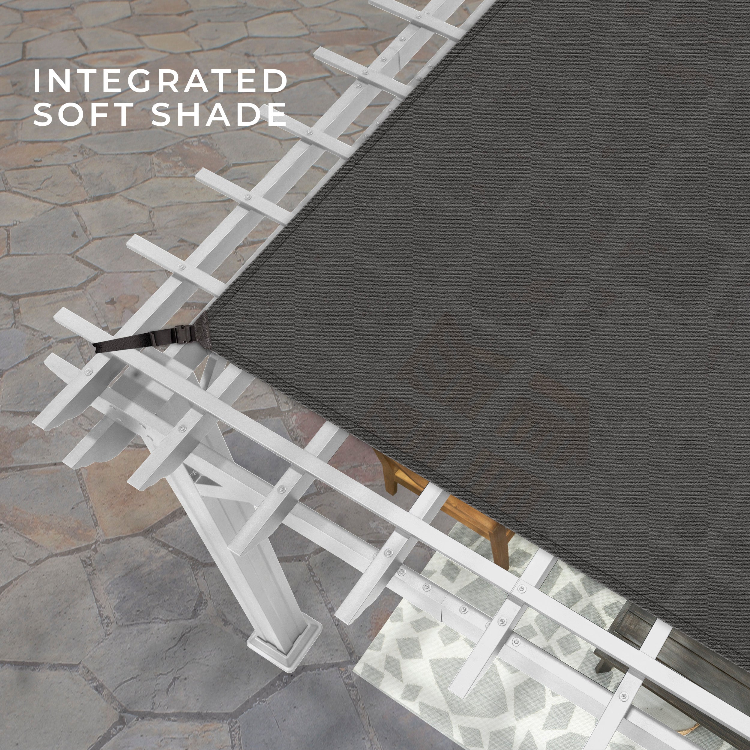 integrated soft shade