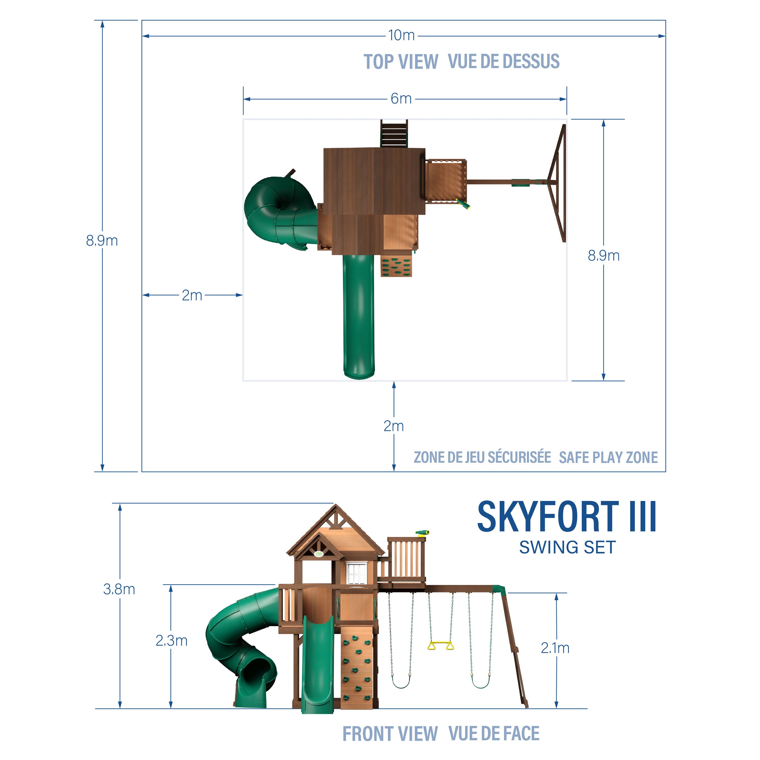 Skyfort III Diagram Metric French