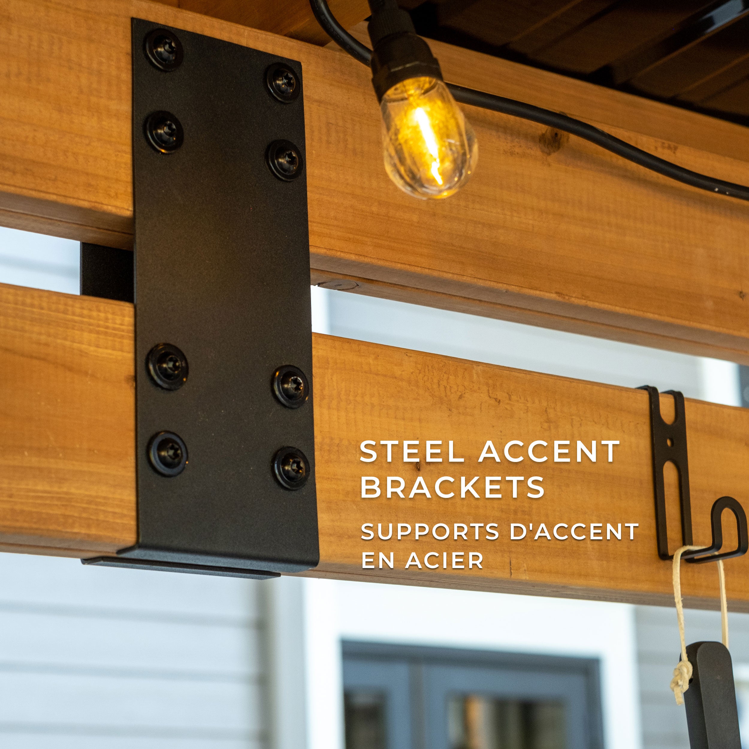 Saxony XL steel accent brackets