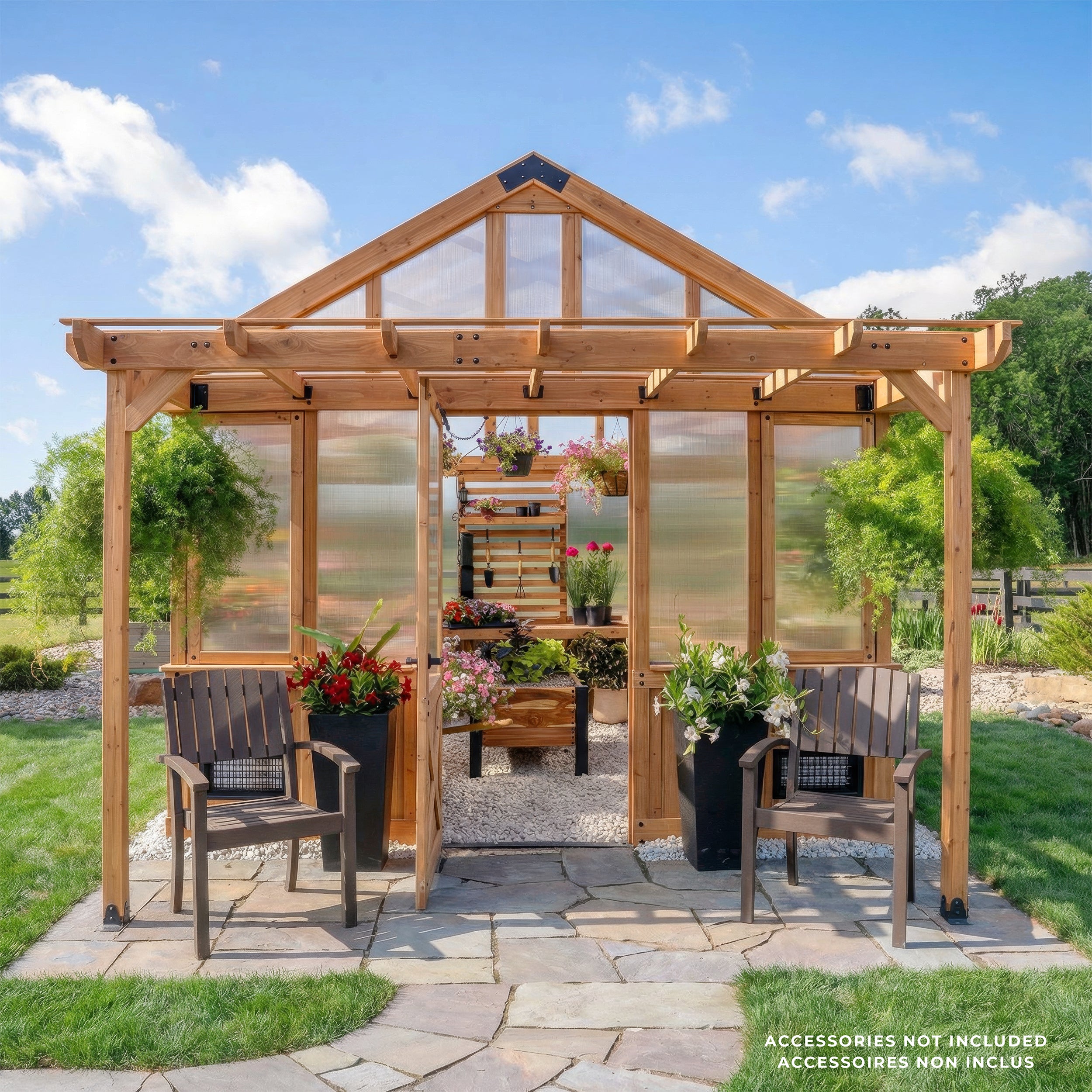 4m x 3.4m Bellerose XL Greenhouse