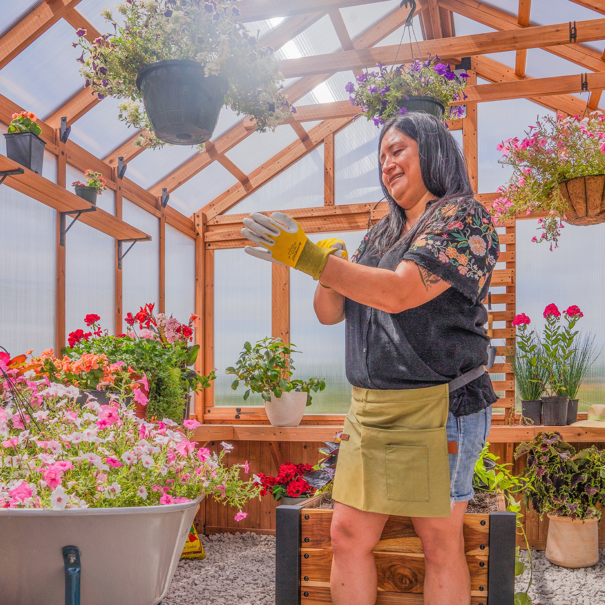 4m x 3.4m Bellerose XL Greenhouse