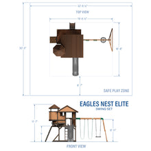 Load image into Gallery viewer, Eagles Nest Elite Inches Diagram
