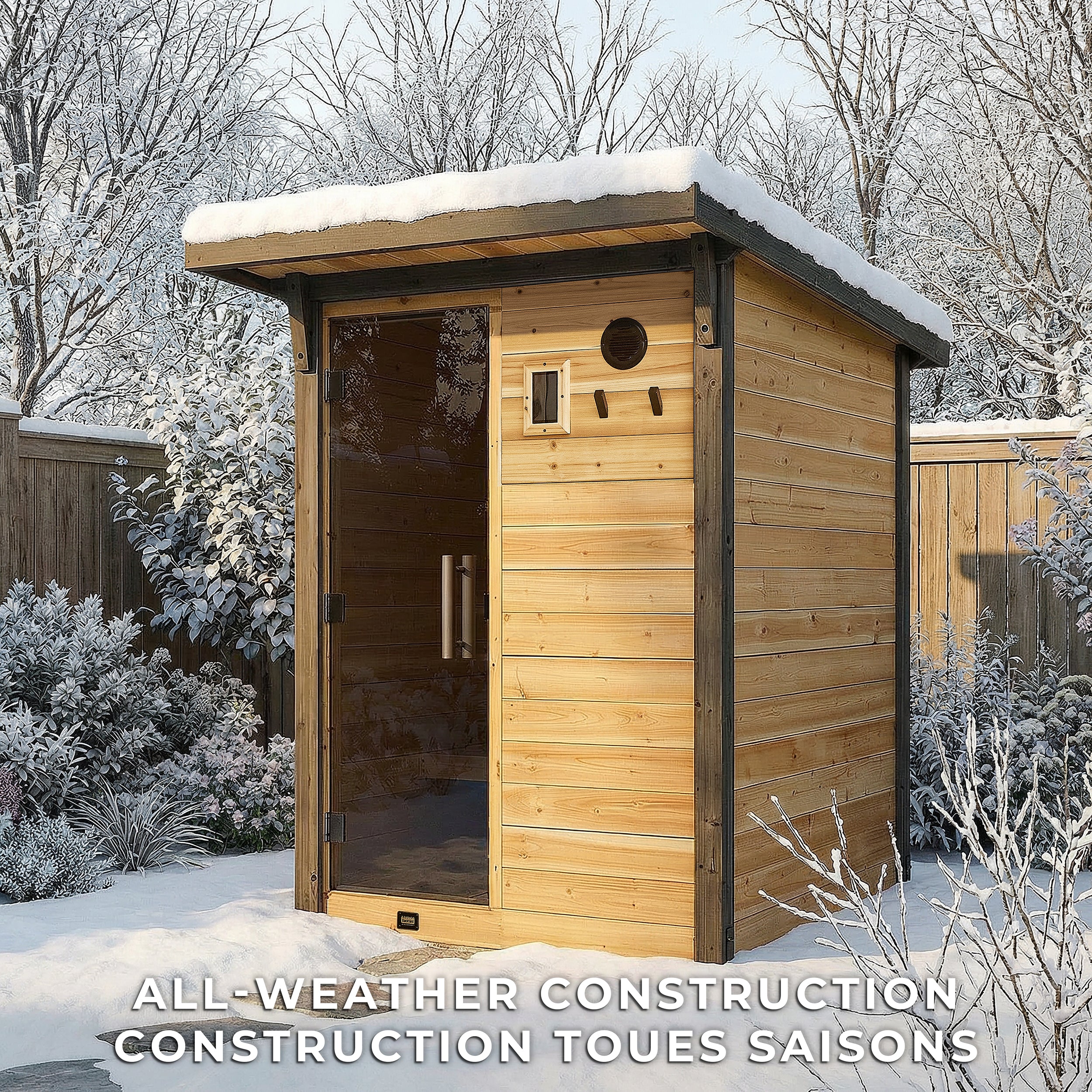 Sauna extérieur Bennett–2 à 4 personnes