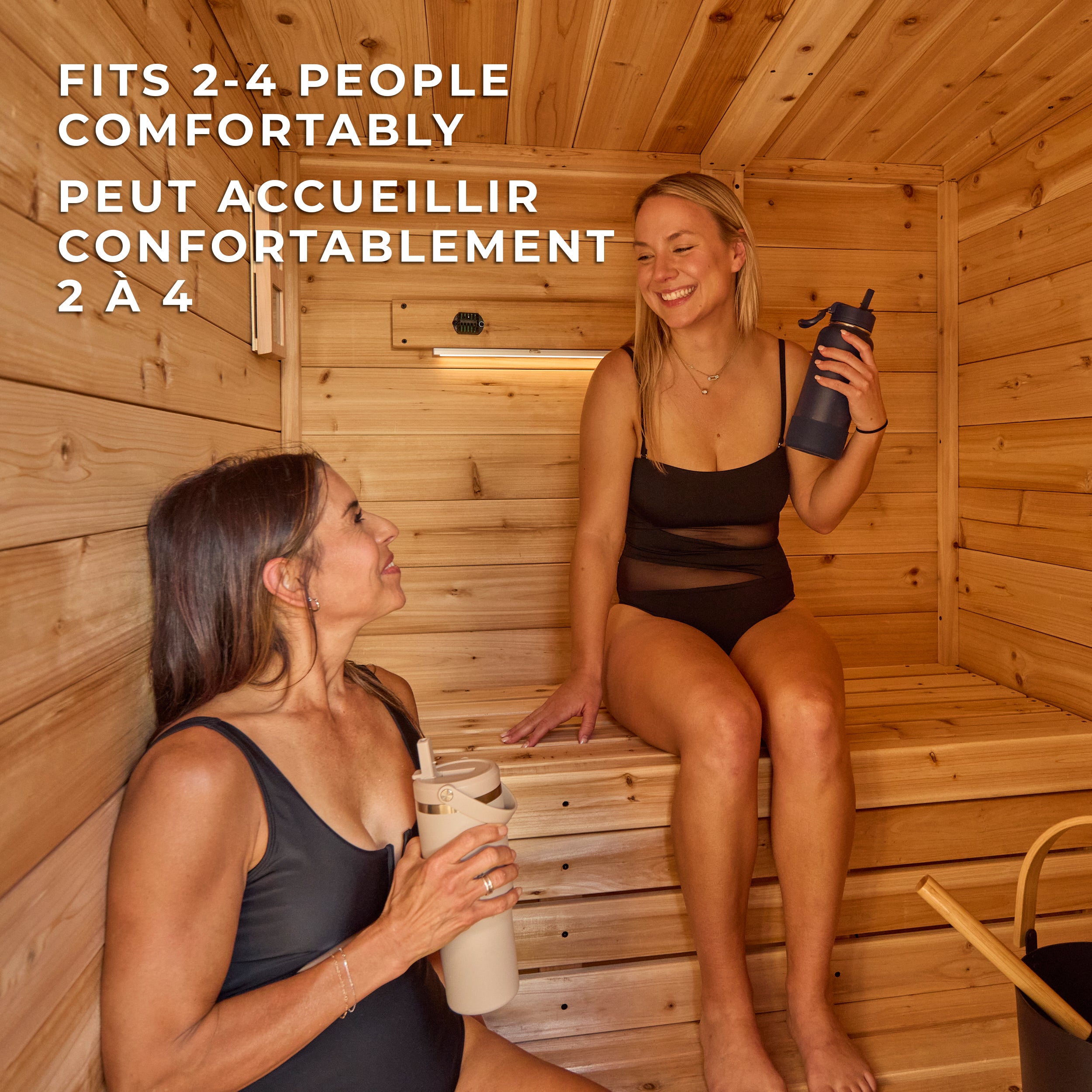 Sauna extérieur Bennett–2 à 4 personnes