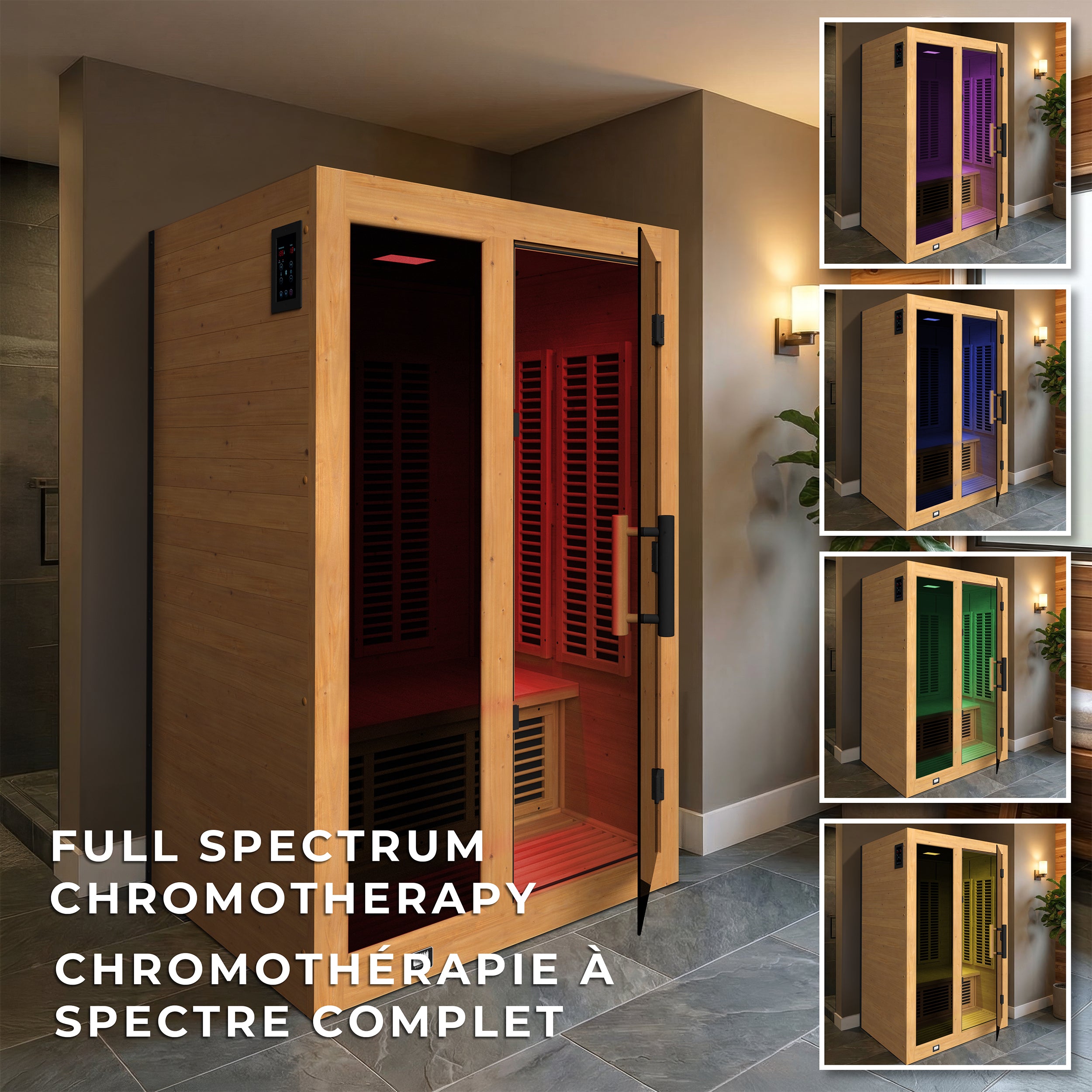Knox Indoor Infrared Sauna – 2 Person