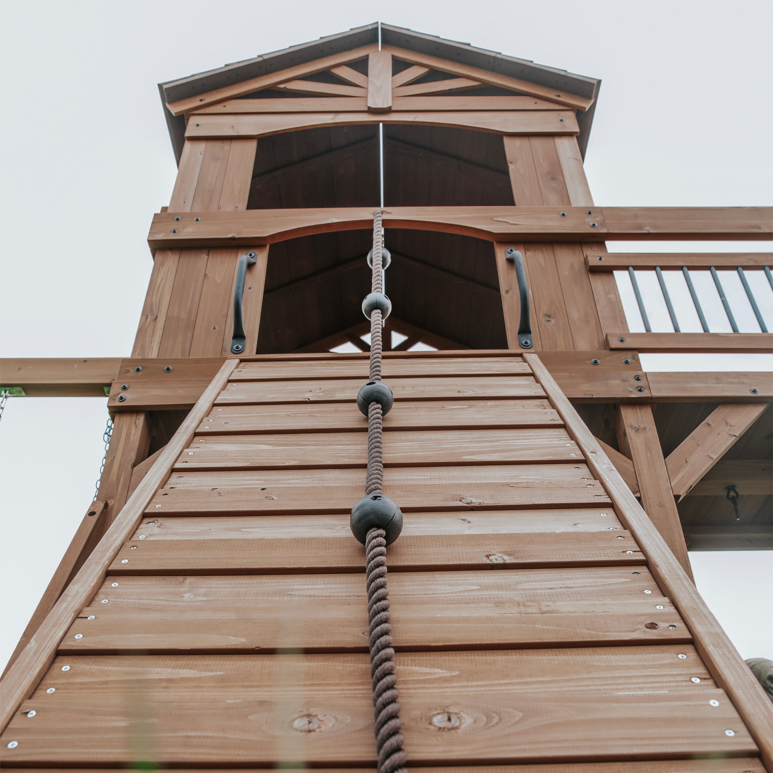 Sterling Point Swing Set with Gray Wave Slide