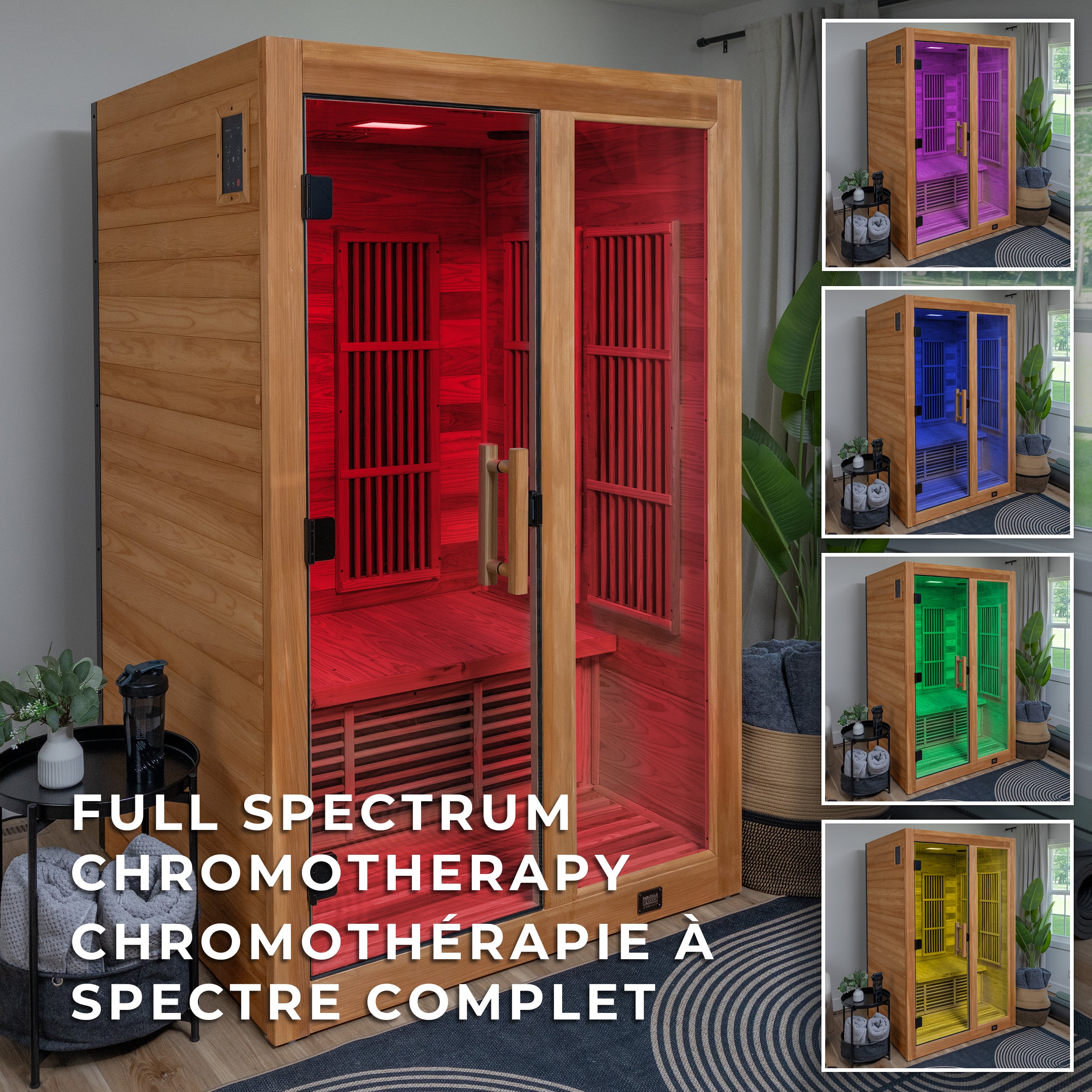 Rylan Indoor Infrared Sauna – 2 Person