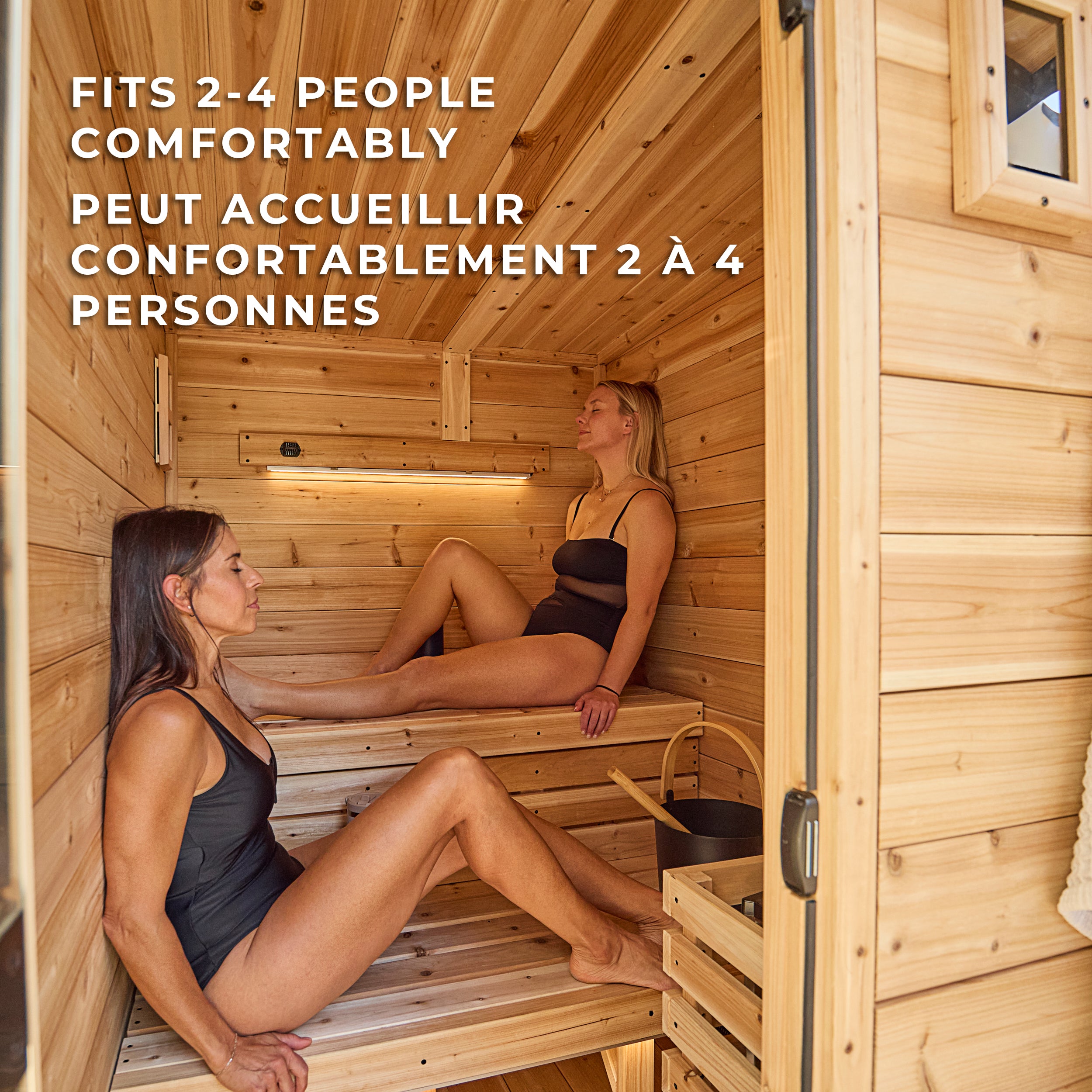 Henley Outdoor Cabin Sauna – 2-4 Person