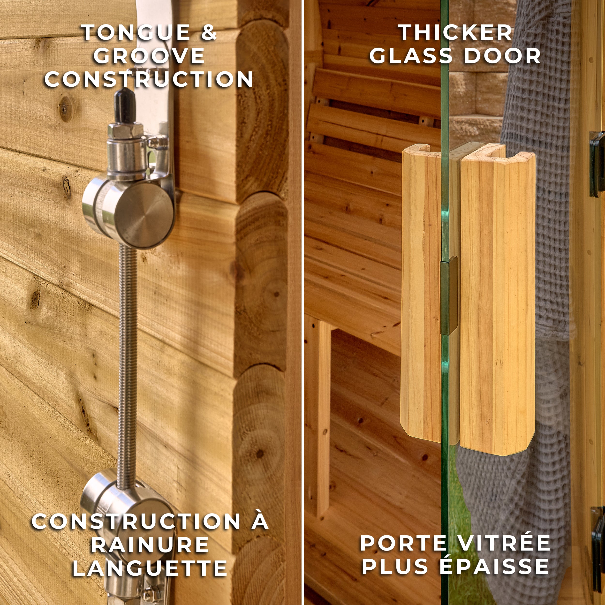 Lennon Outdoor Cube Sauna – 4-6 Person