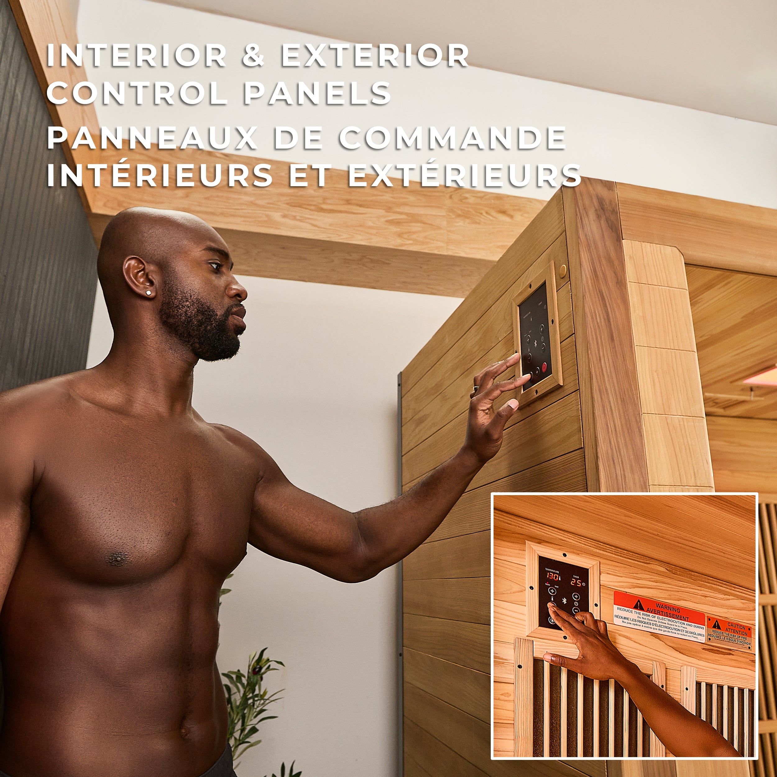 Rylan Indoor Infrared Corner Sauna – 4 Person