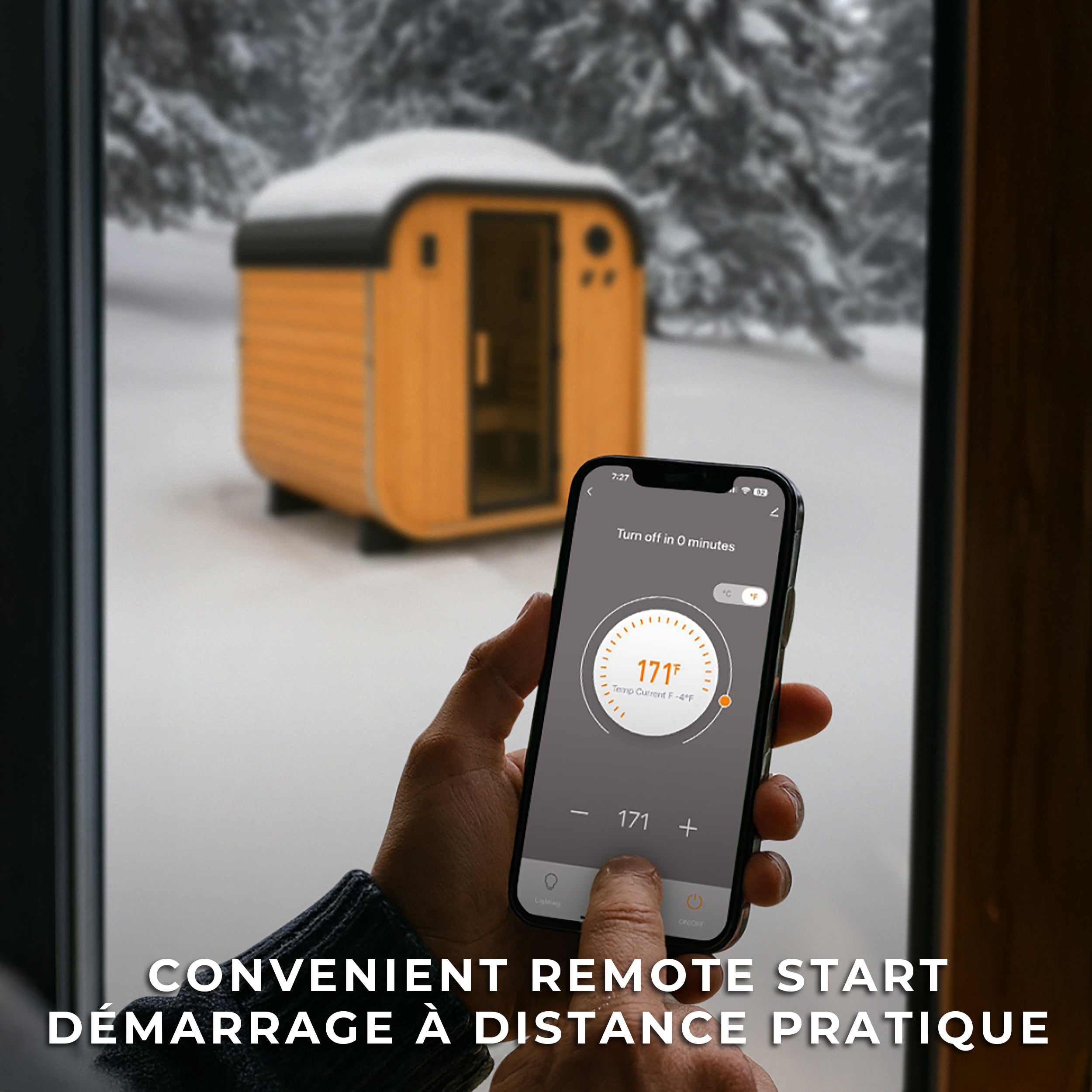 Lennon Outdoor Cube Sauna – 4-6 Person