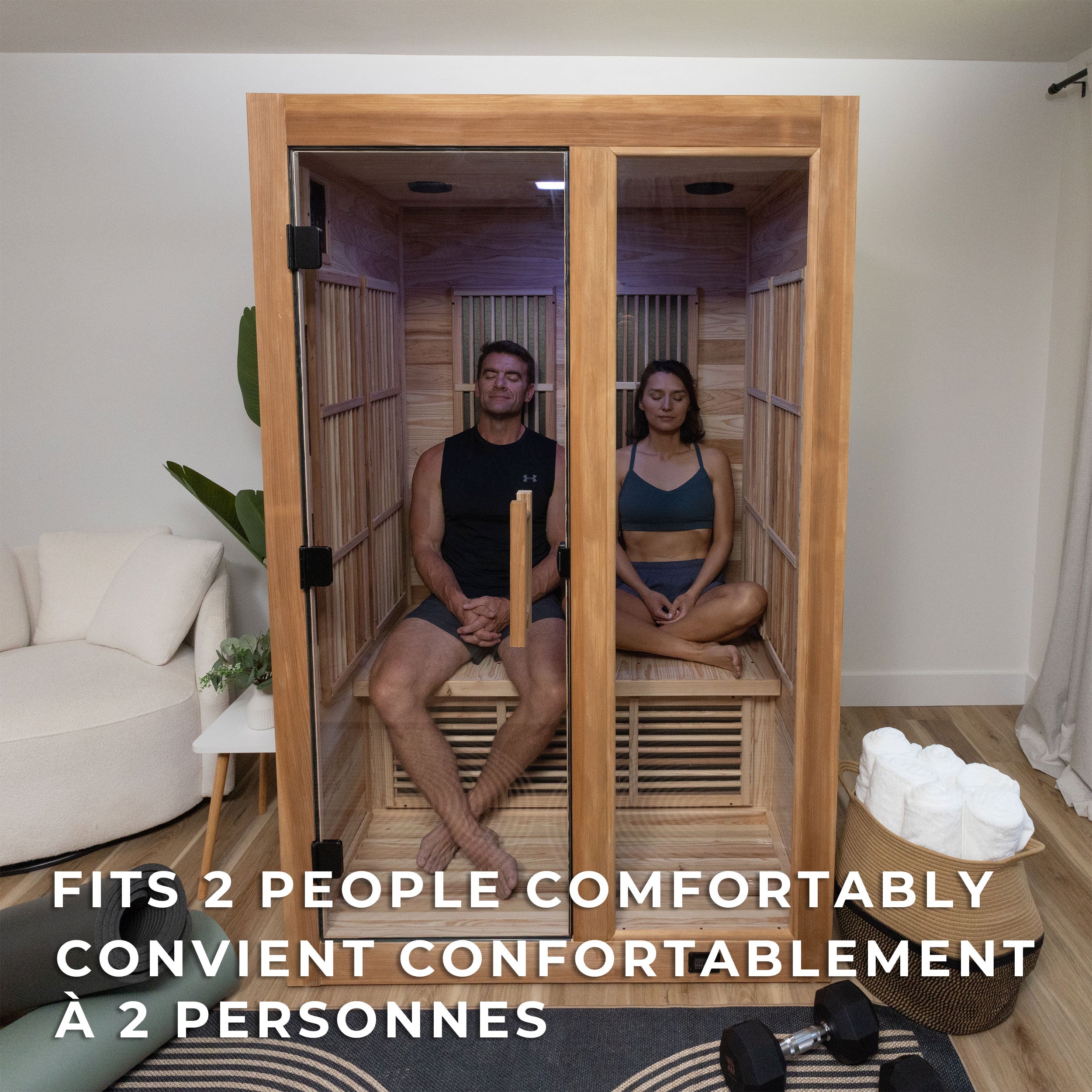 Rylan Indoor Infrared Sauna – 2 Person