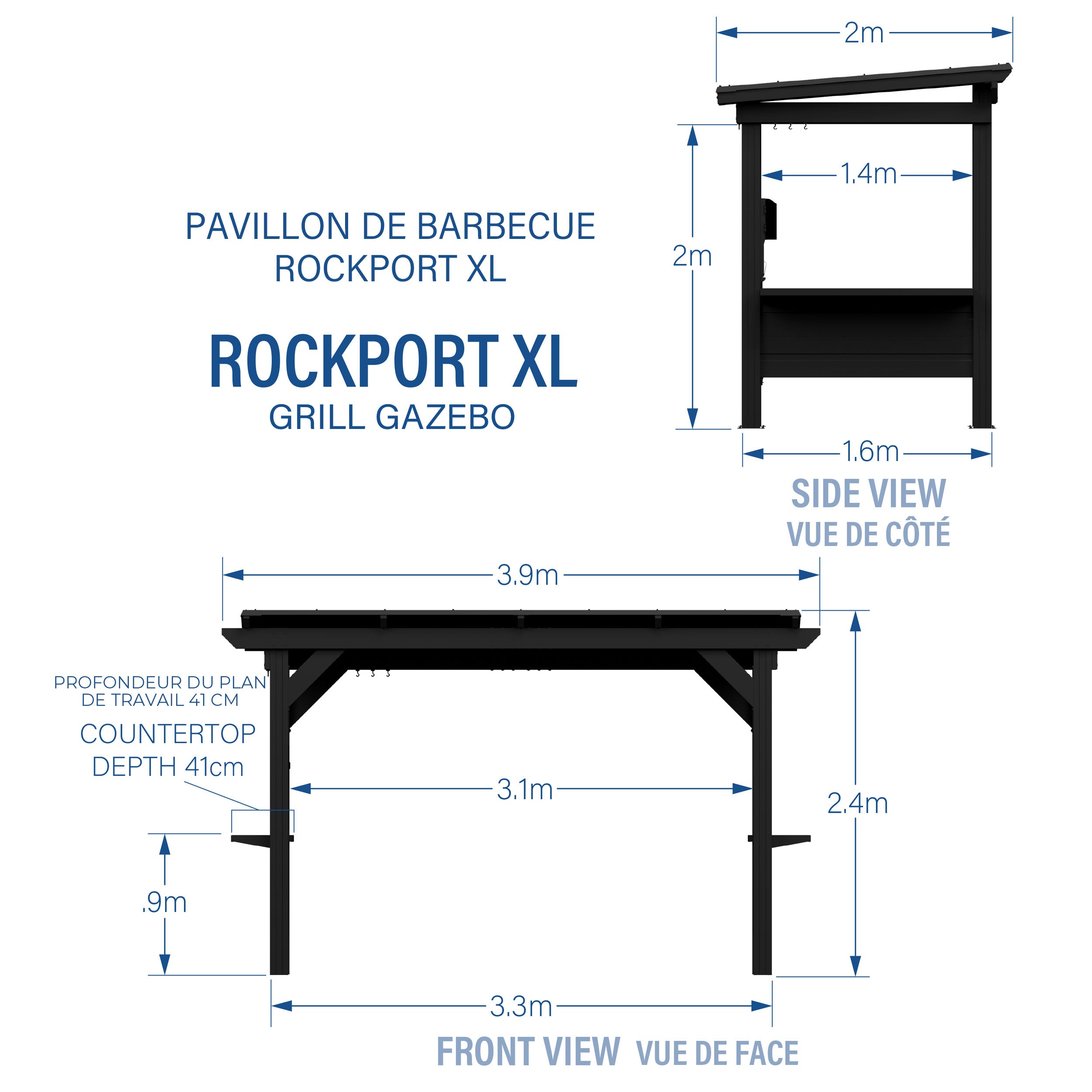 Rockport XL Grill Gazebo