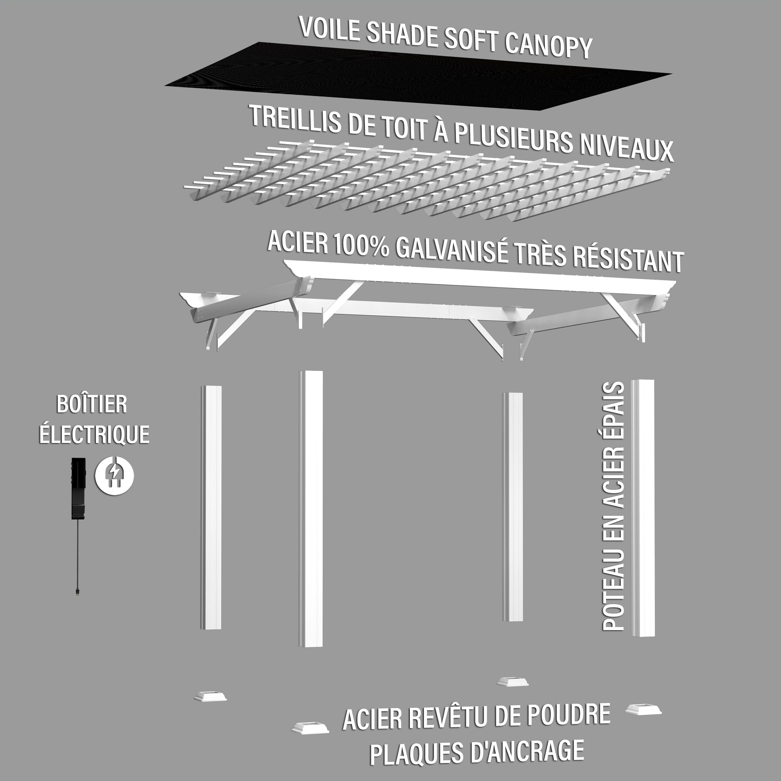 12x10 Hawthorne Exploded View French