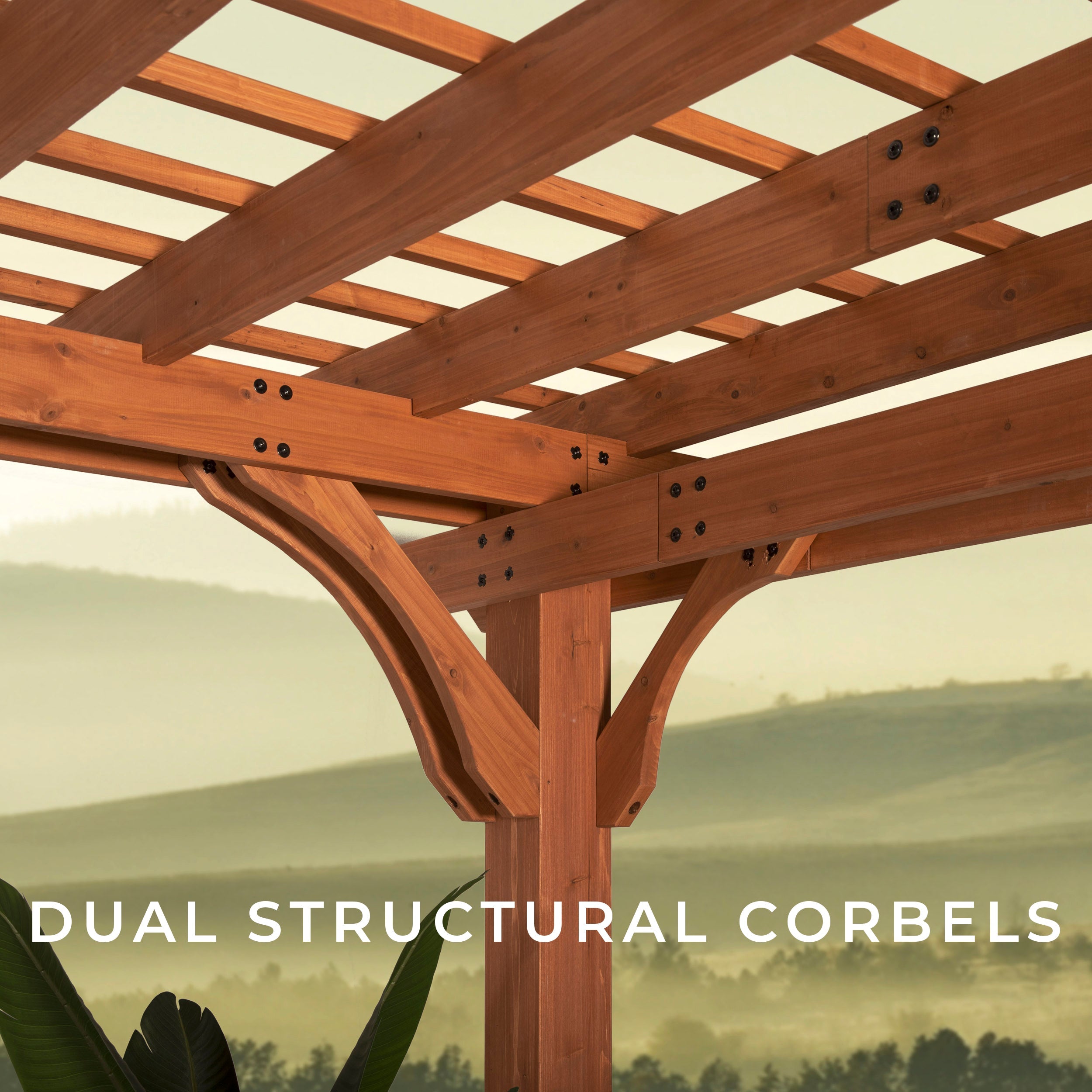 20x12 Beaumont Pergola Corner