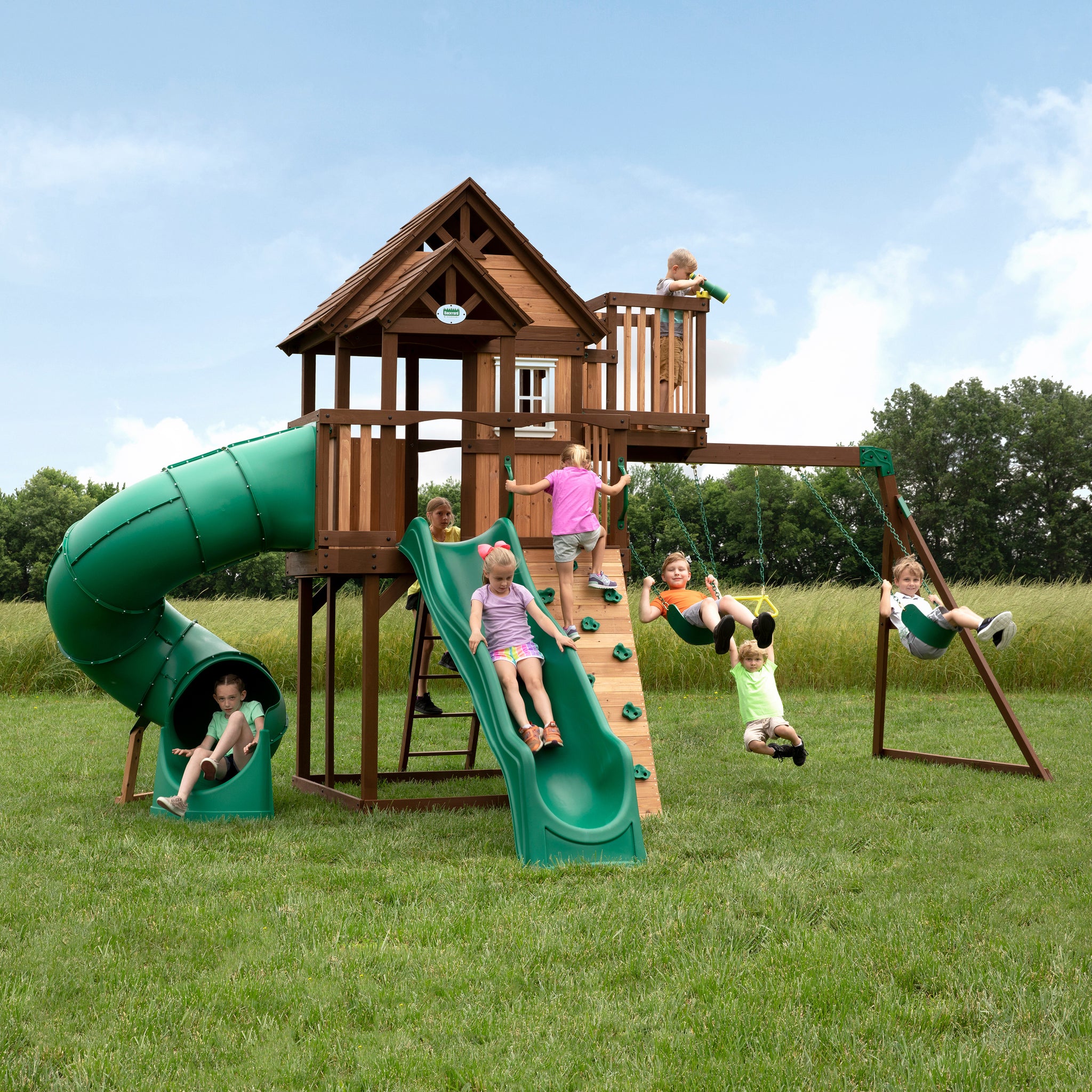 Backyard Discovery Outdoor Play Gym Big W Playset Playhouse Big W