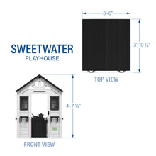Load image into Gallery viewer, Sweetwater Playhouse Diagram Inches
