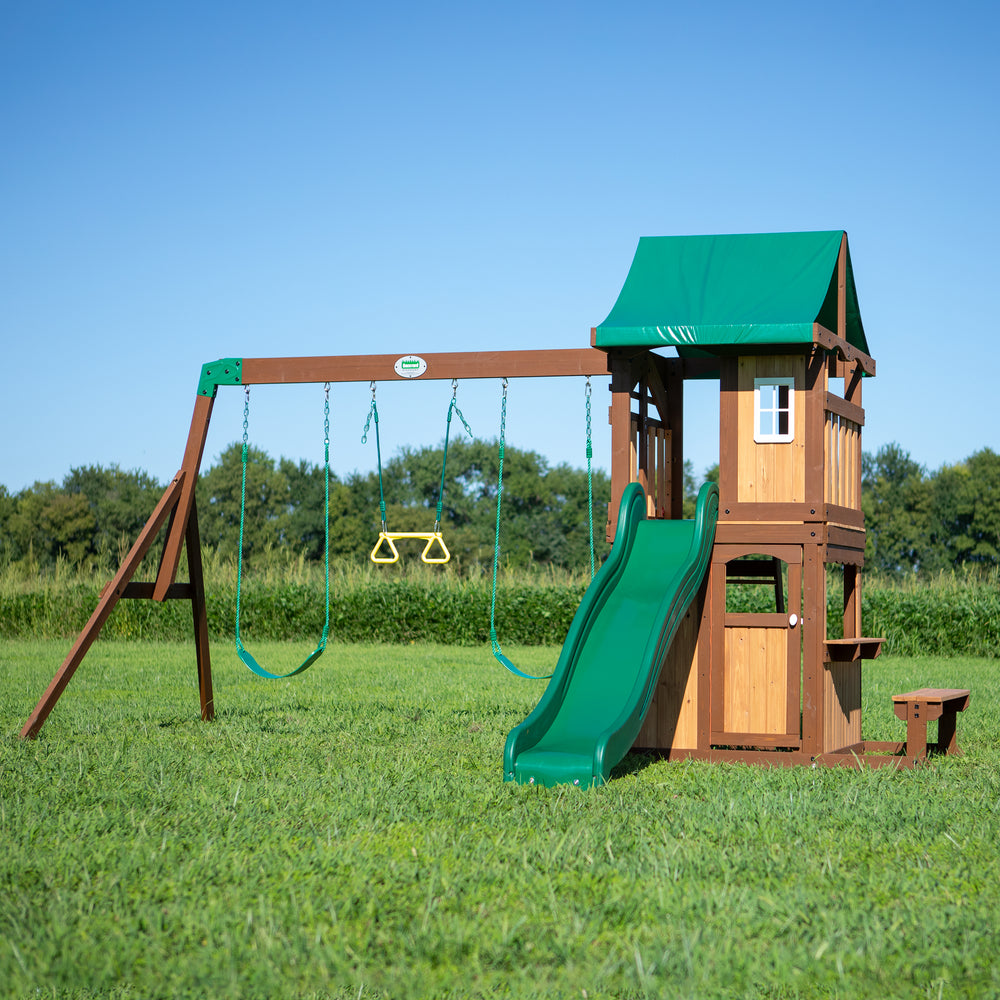 Backyard Discovery Lakewood Swing Set – Transform Your Yard with Timeless Fun