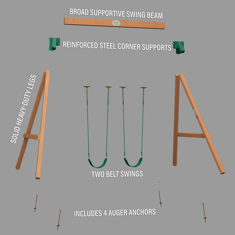 Heavy-Duty Durango Swing Set – Backyard Discovery Canada