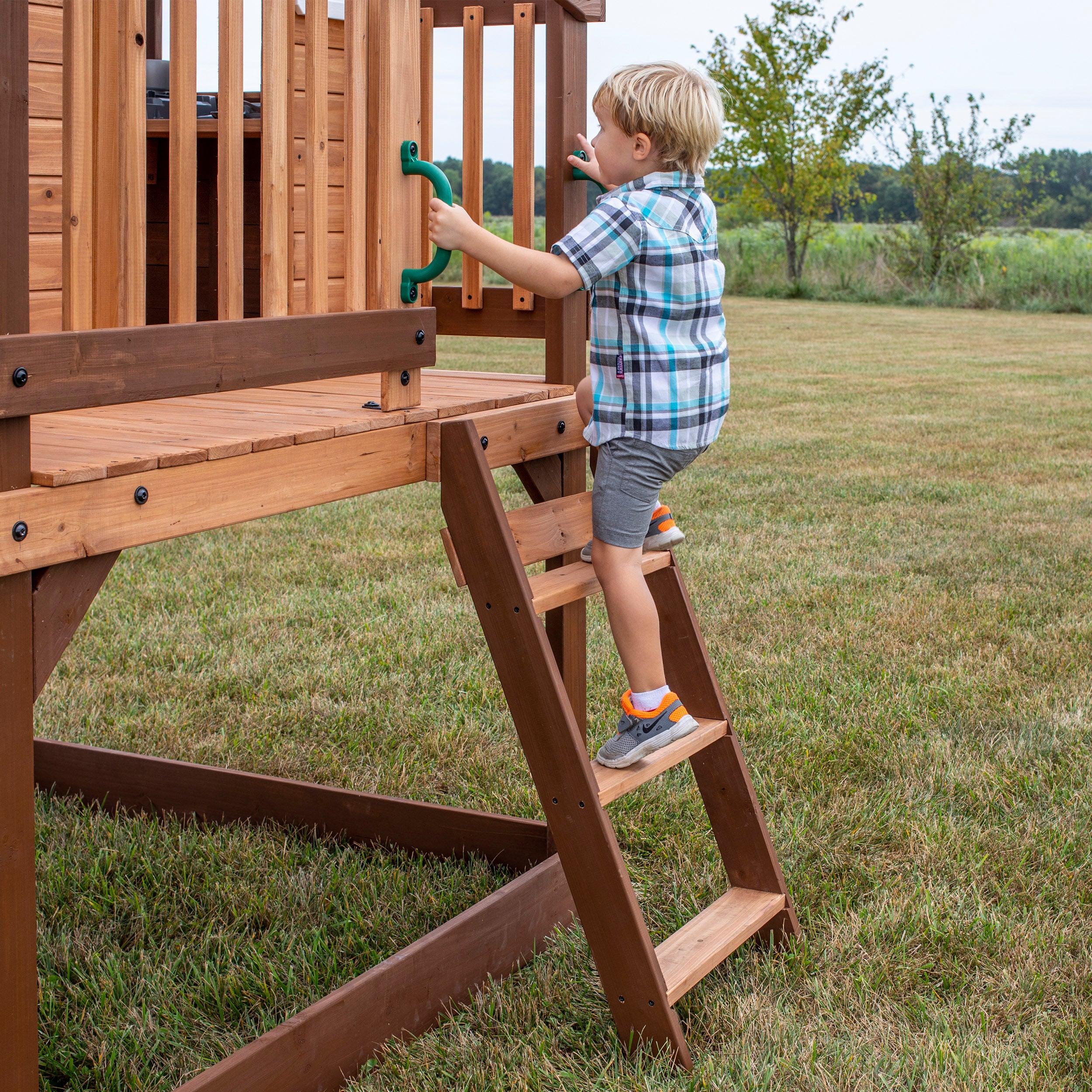 Echo Heights Playhouse Flat Step Ladder