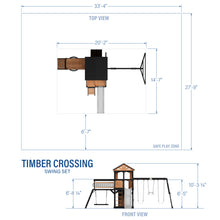 Charger l&#39;image dans la galerie, Timber Crossing Diagram-Imperial

