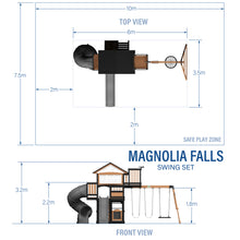 Load image into Gallery viewer, Magnolia Falls Metric Diagram

