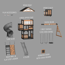 Load image into Gallery viewer, Magnolia Falls English Exploded View
