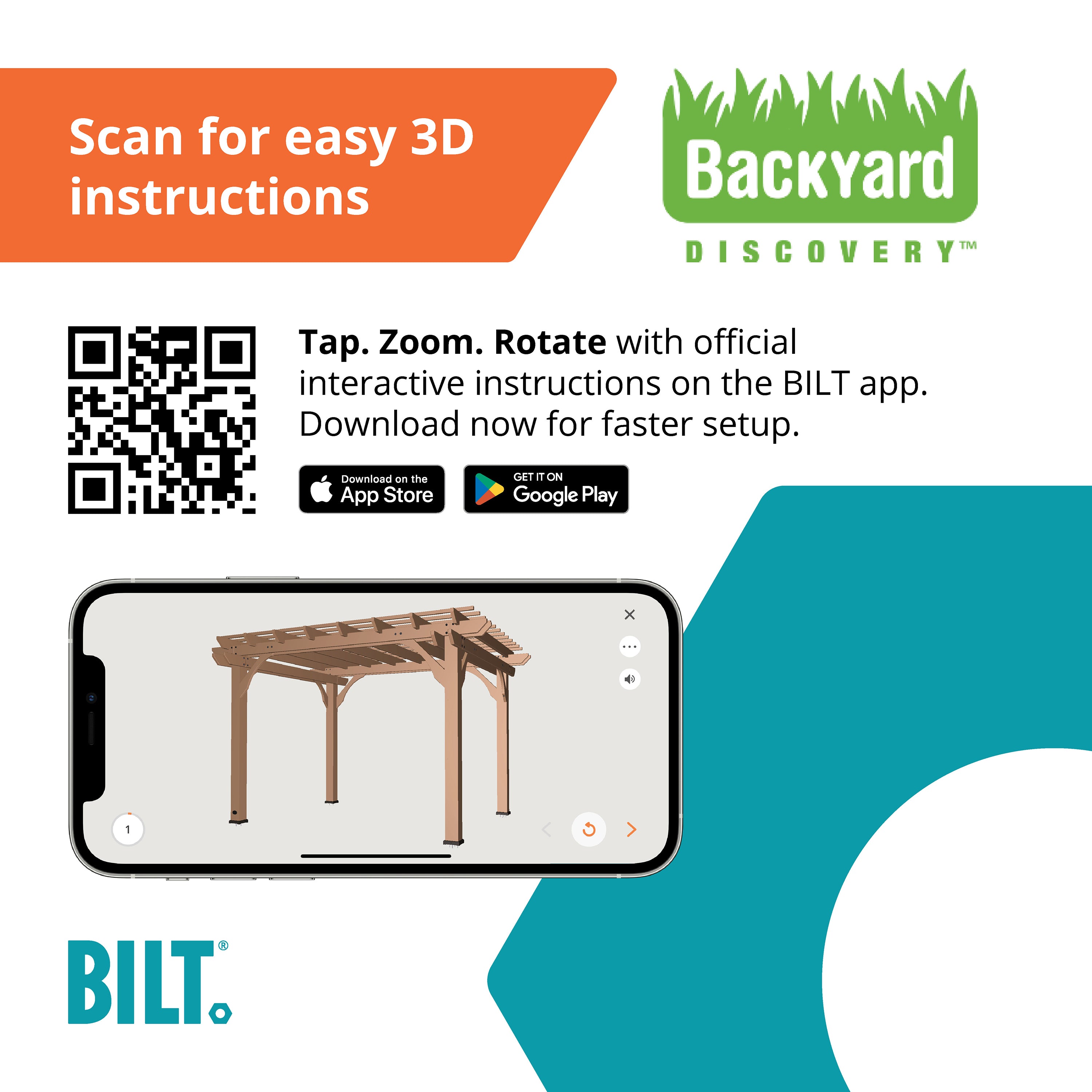 12x10 Cedar Pergola BILT App