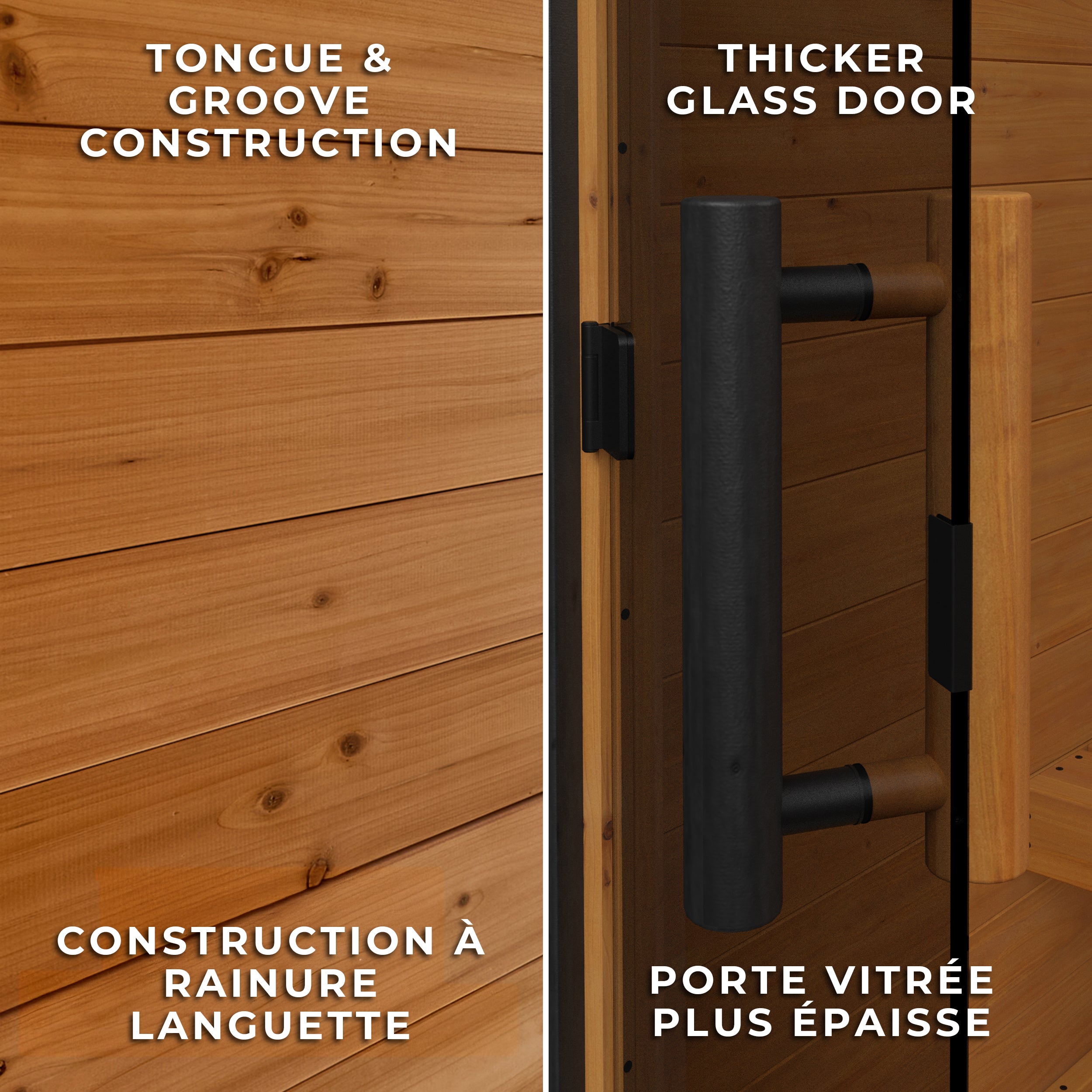 Sauna extérieur Bennett–2 à 4 personnes