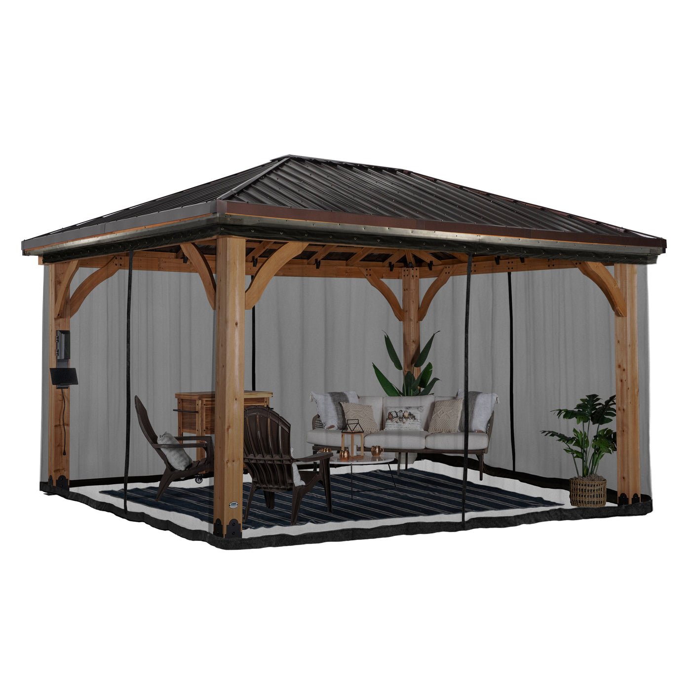Kit de moustiquaire pour gazebo Barrington