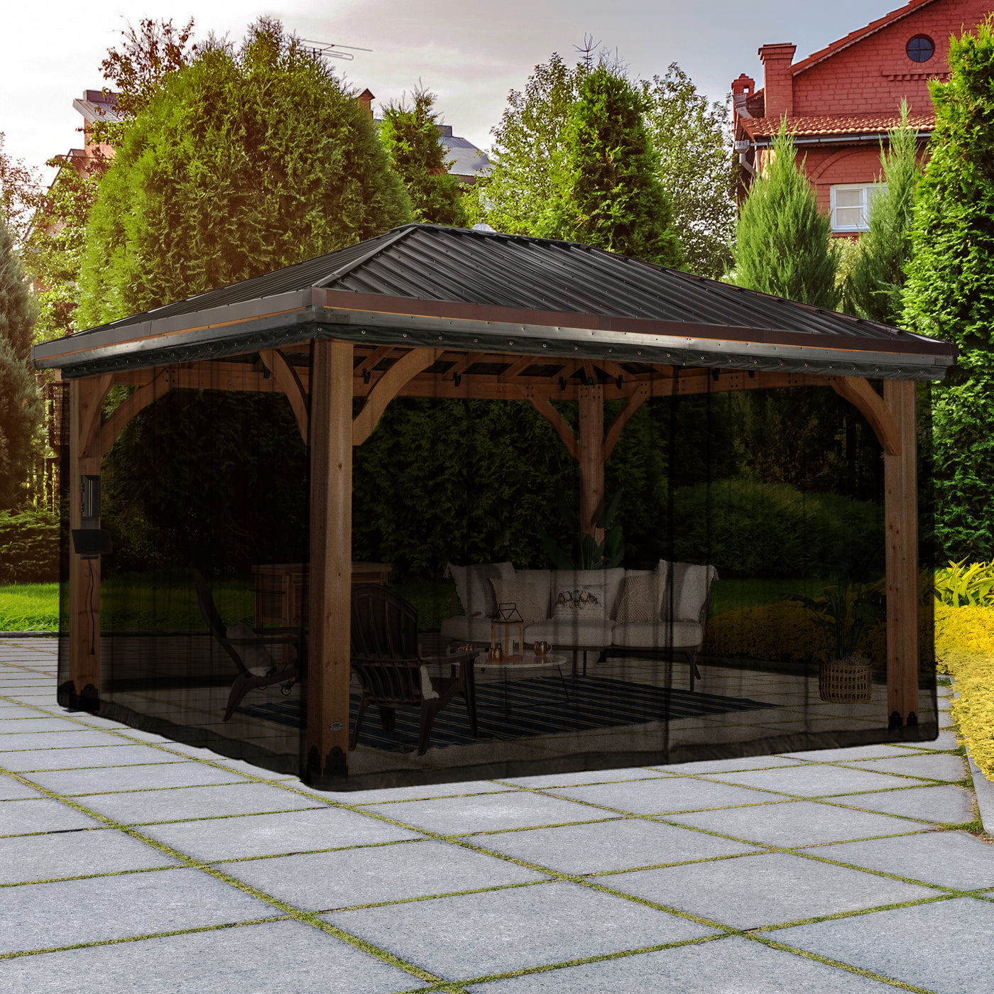Kit de moustiquaire pour gazebo Barrington