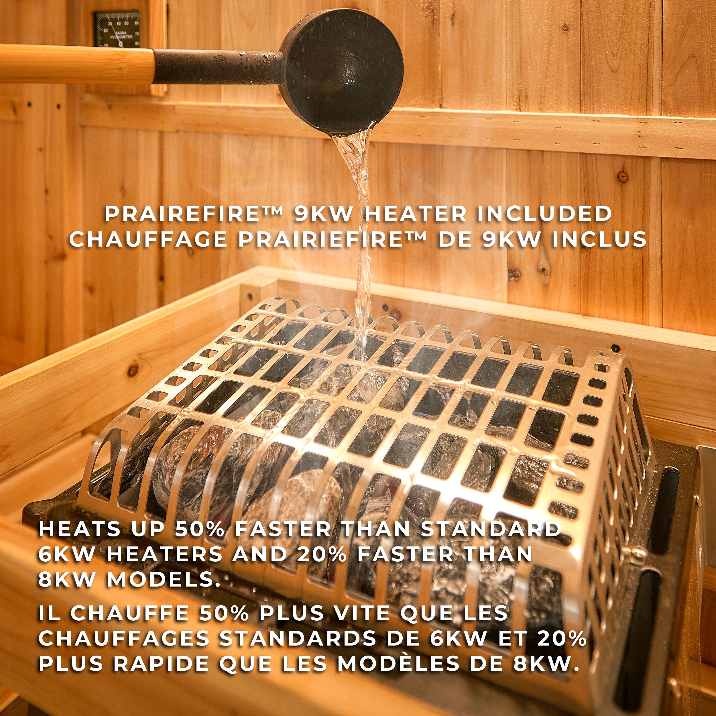 Sauna extérieur Bennett–2 à 4 personnes