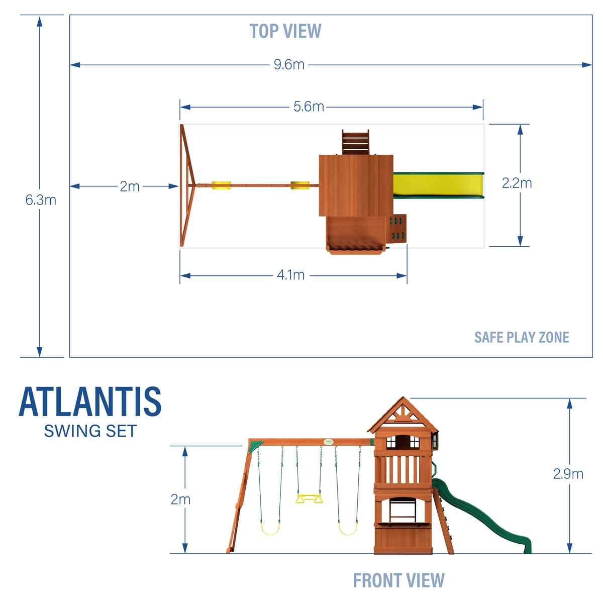 Atlantis Set Layout Atlantis Swing Set