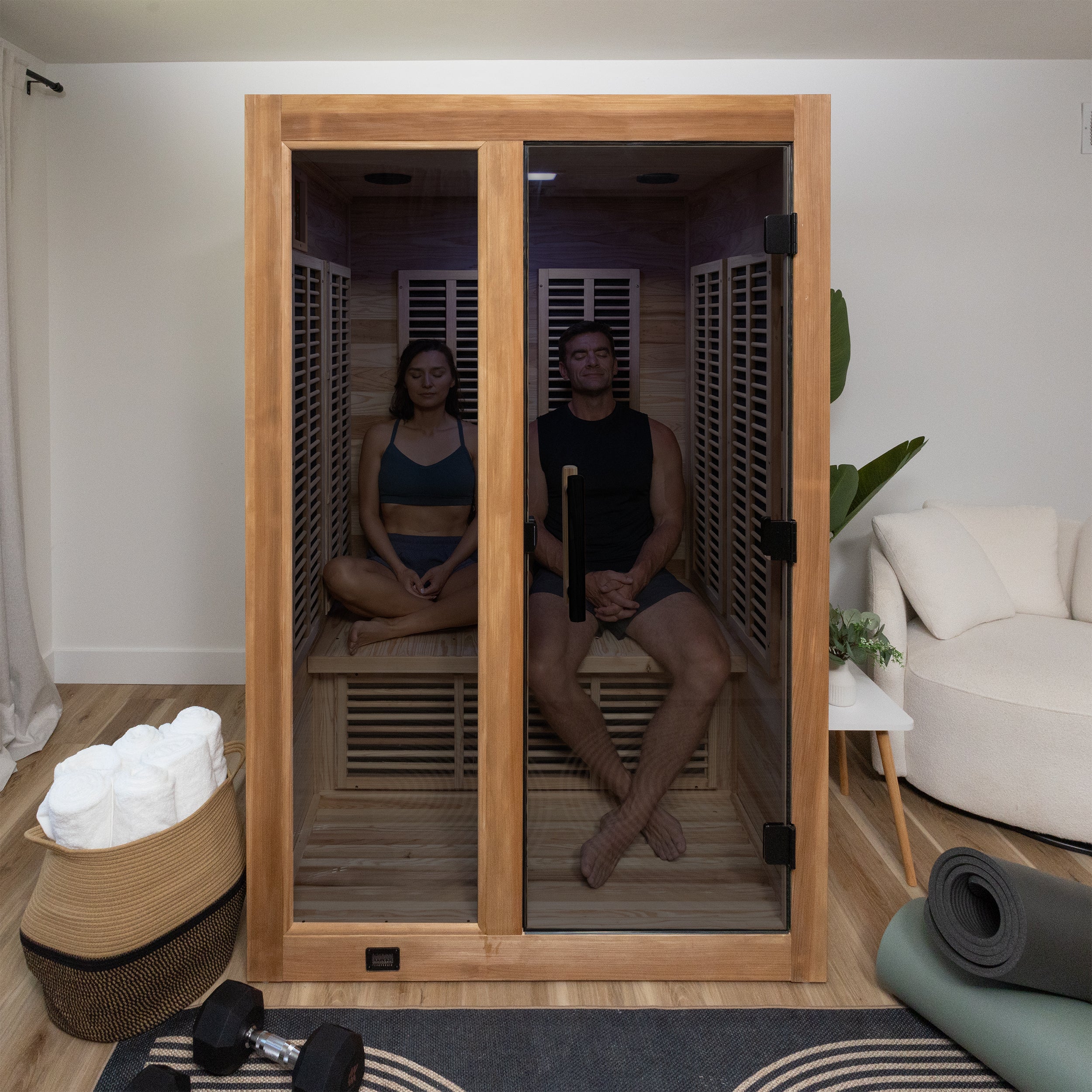 Sauna infrarouge intérieur Knox–2 personnes