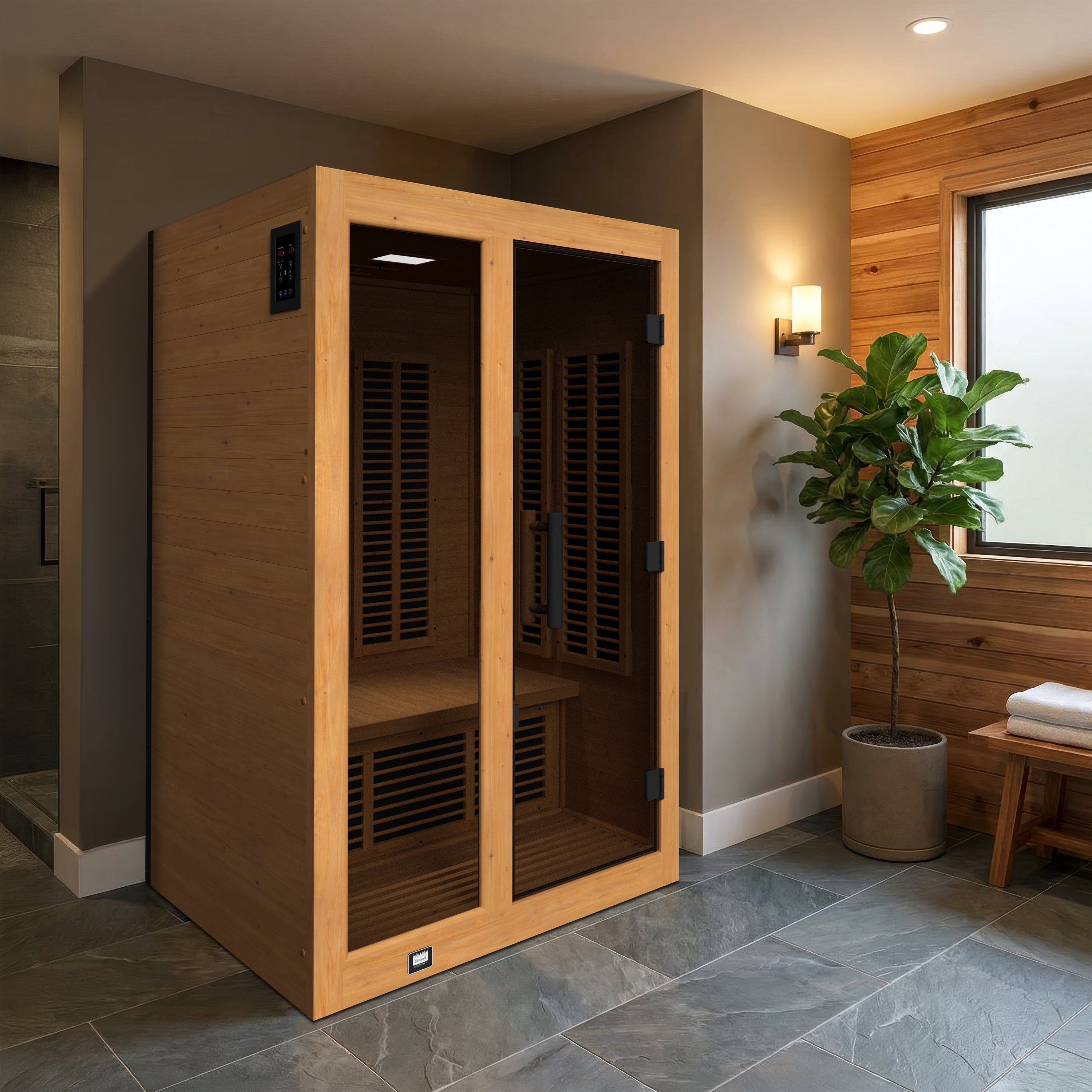 Sauna infrarouge intérieur Knox–2 personnes