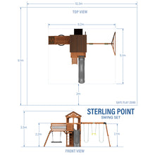 Load image into Gallery viewer, Sterling Point Metric Diagram

