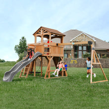 Load image into Gallery viewer, Sterling Point Swing Set Gray Slide
