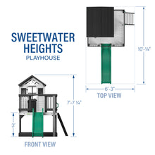 Load image into Gallery viewer, Sweetwater Heights Elevated Playhouse Diagram
