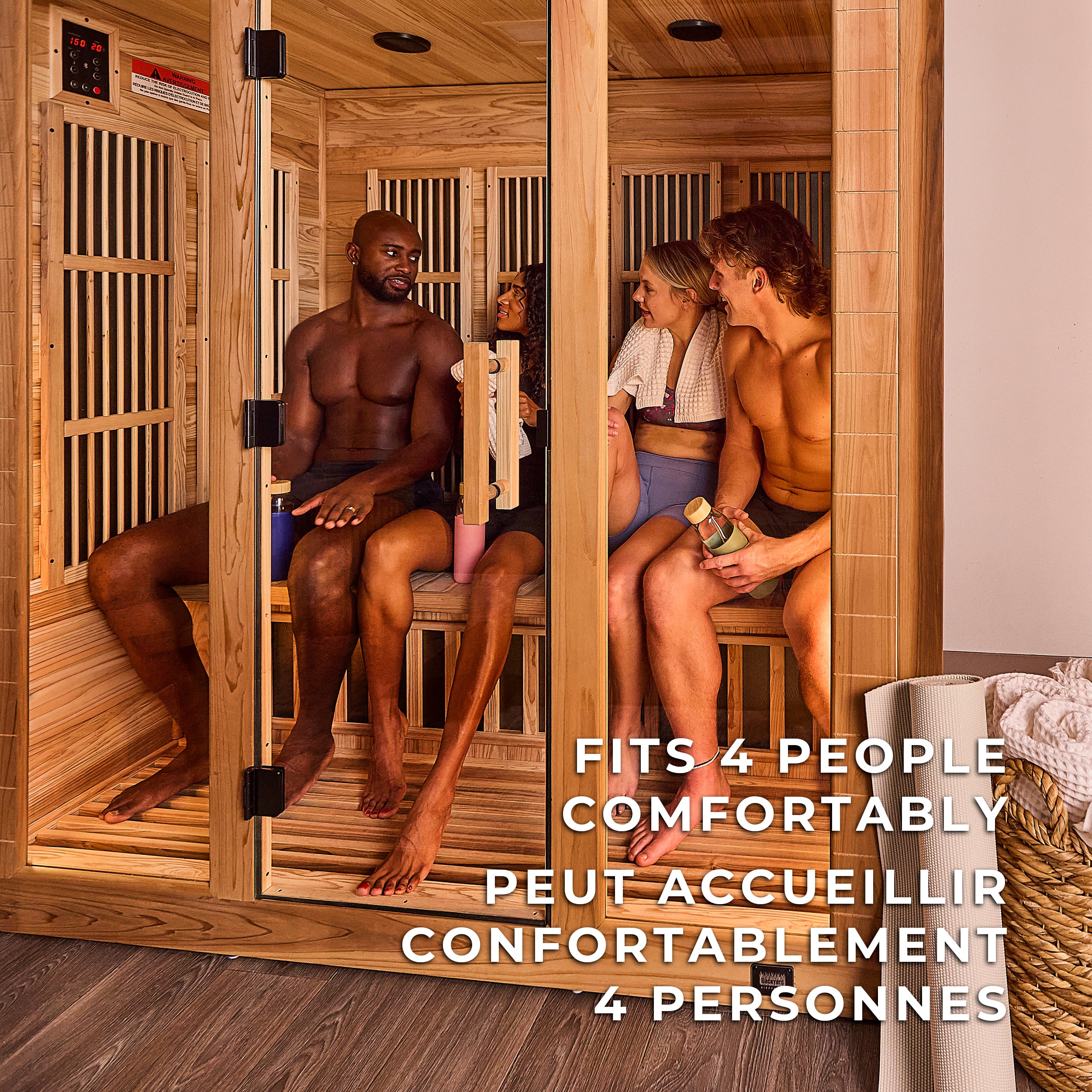Rylan Indoor Infrared Sauna – 4 Person