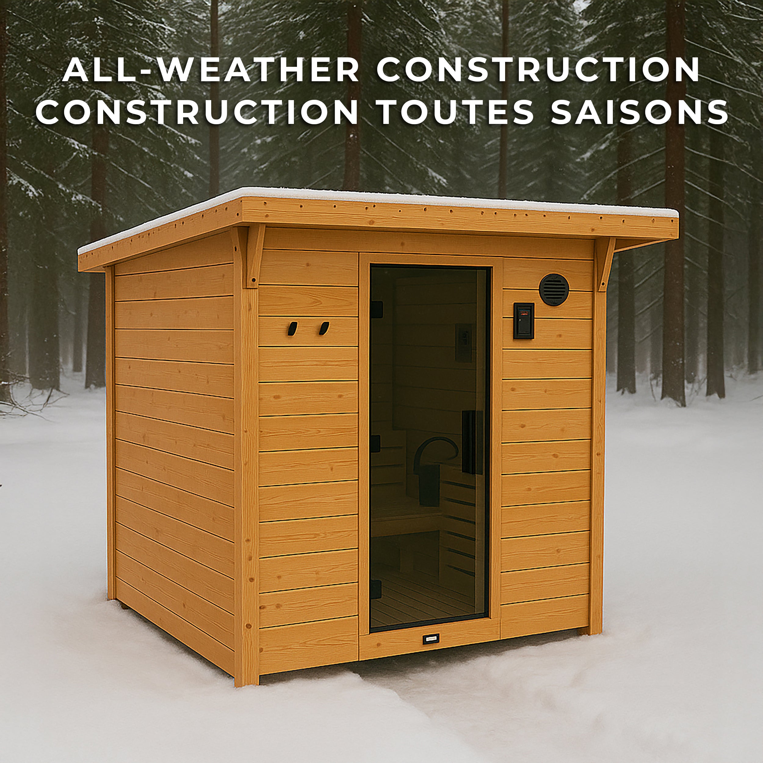 Henley Outdoor Cabin Sauna – 4-6 Person