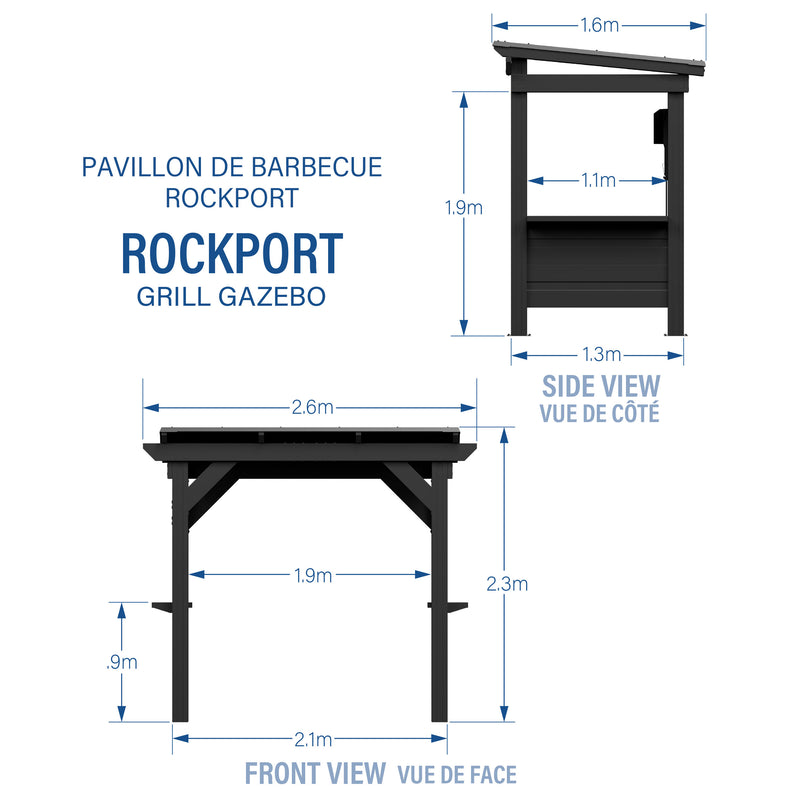 Rockport Grill Gazebo specifications