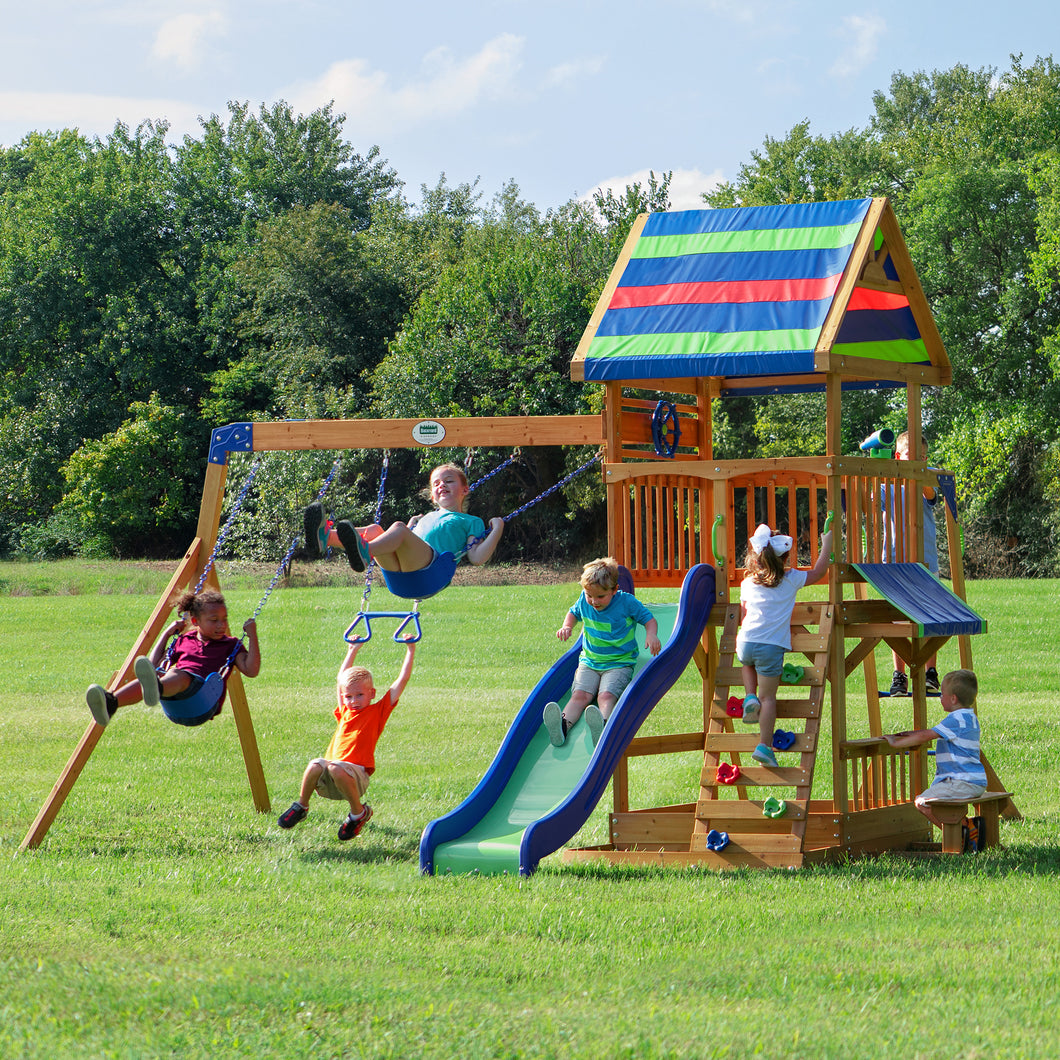 Beach Front Swing Set Hero