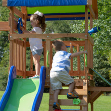 Load image into Gallery viewer, Beach Front Swing Set Fort
