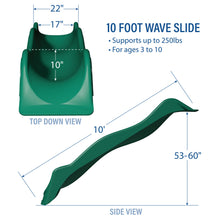 Charger l&#39;image dans la galerie, 10 Foot Wave Slide Diagram
