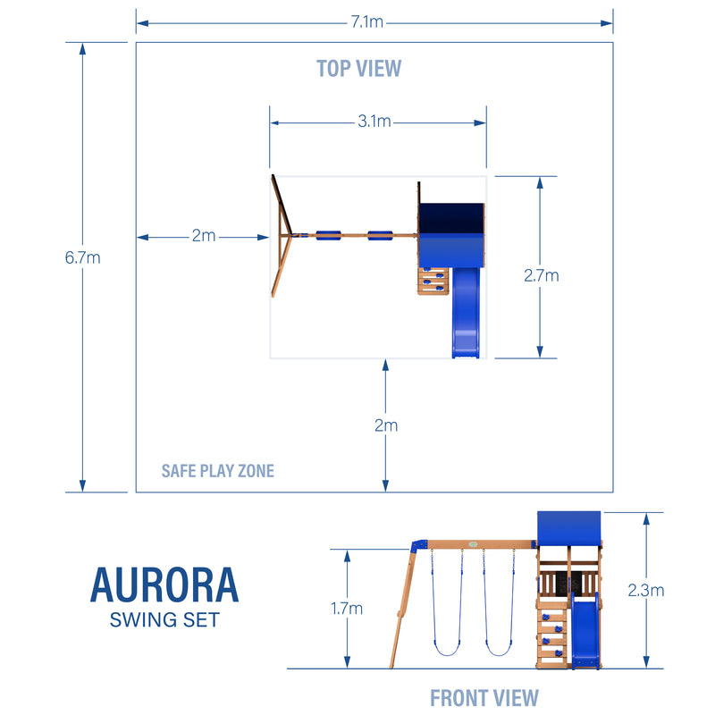 Aurora Swing Set specifications