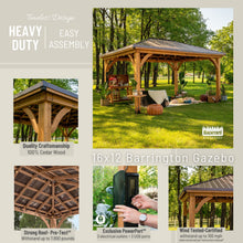 Charger l&#39;image dans la galerie, 16x12 Barrington Gazebo
