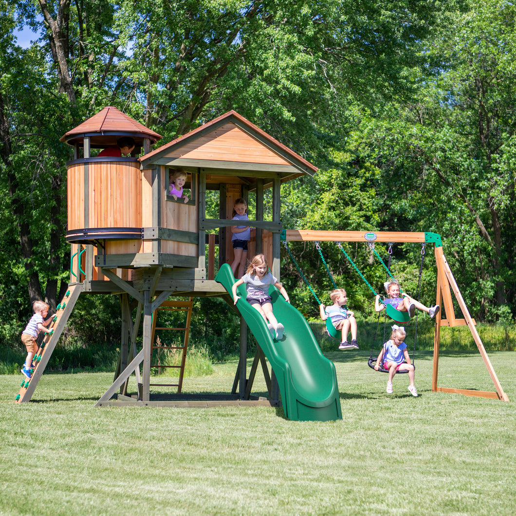 Eagles Nest Elite Swing Set Hero