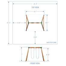 Charger l&#39;image dans la galerie, Heavy Duty Durango Swing Set Diagram
