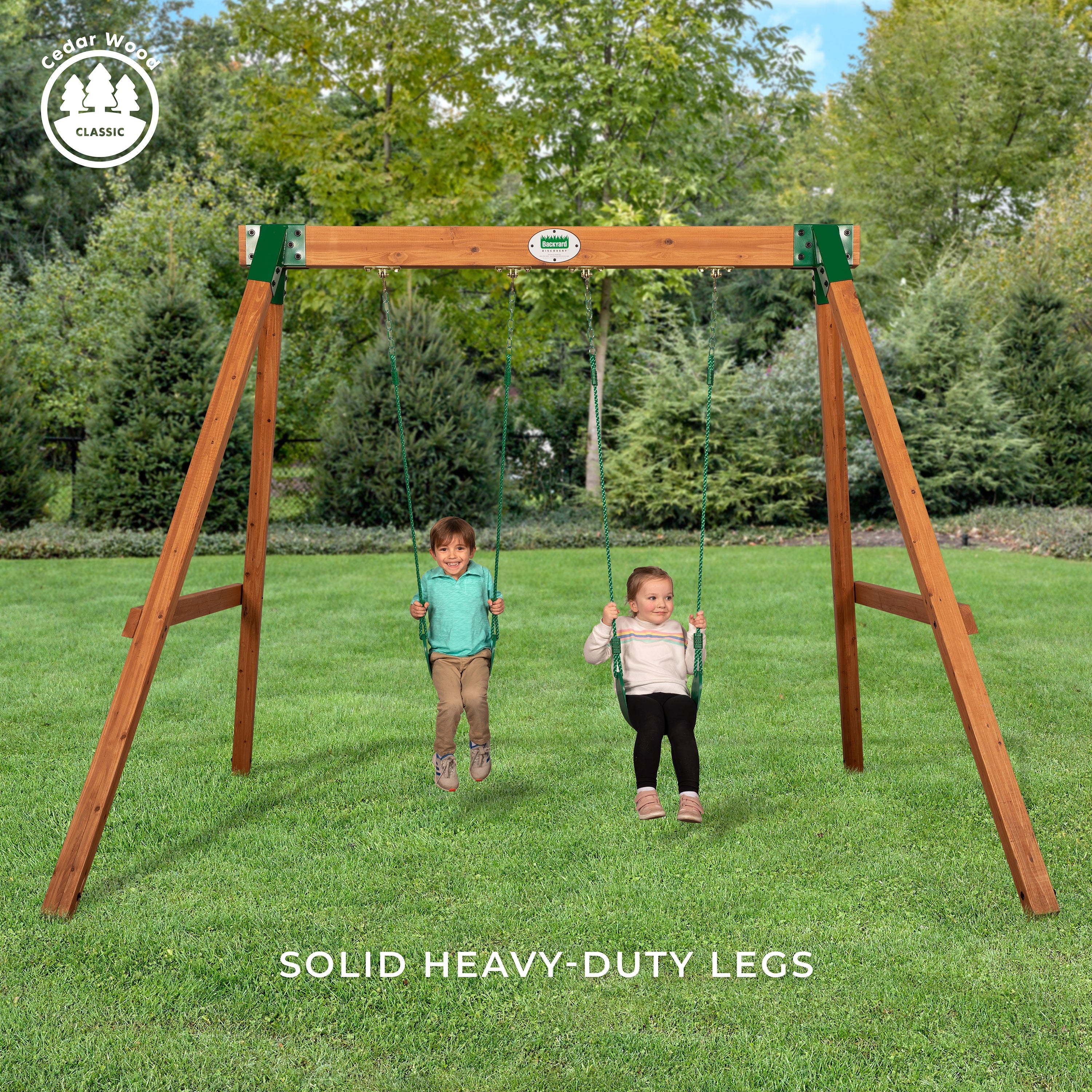 Heavy Duty Durango Swing Set Front